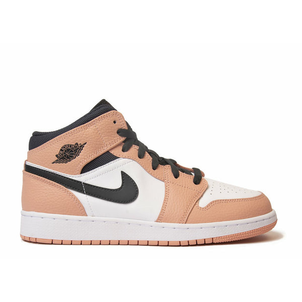 Air Jordan 1 Mid 'Pink Quartz' (GS/Juniors) (2020)