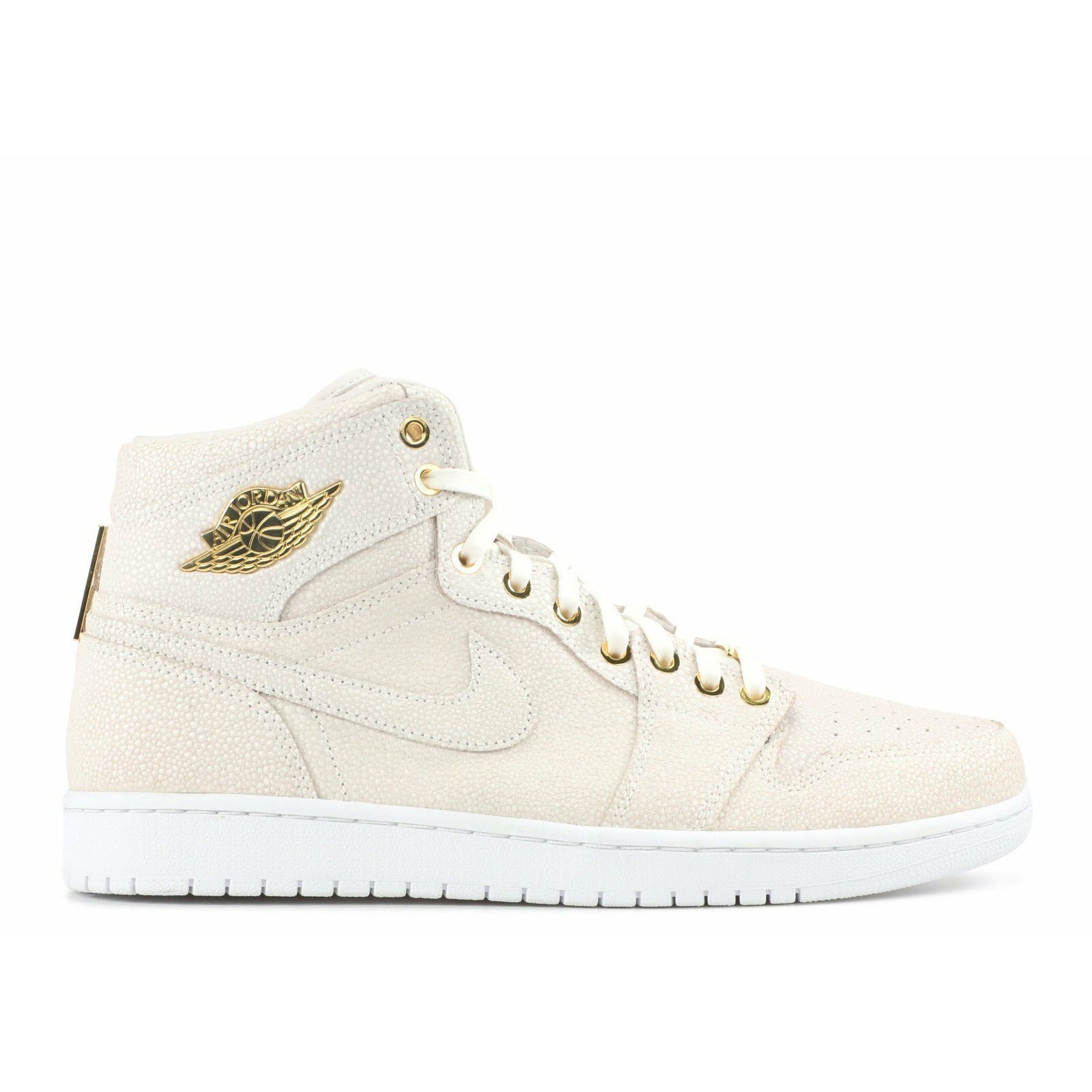 White and gold jordans 1 Clearance
