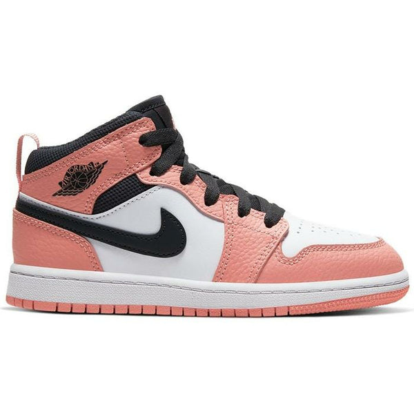 Air Jordan 1 Mid 'Pink Quartz' (PS/Kids)