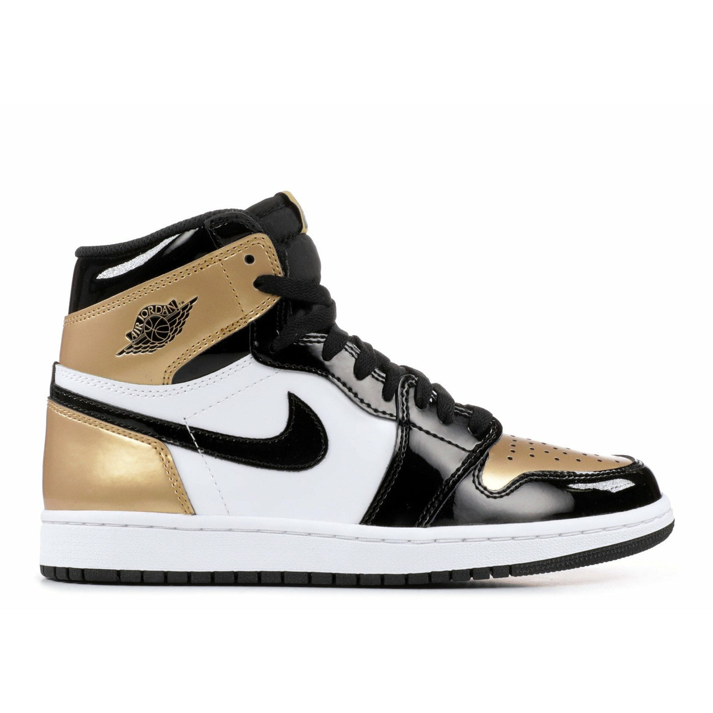 Air Jordan 1 Retro High Patent "Gold Toe" (2018) | MrSneaker