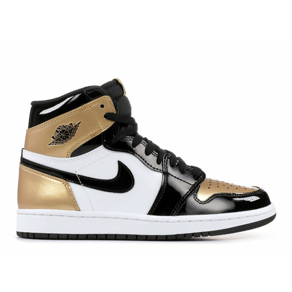 Air Jordan 1 Retro High Patent 'Gold Toe' (2018)