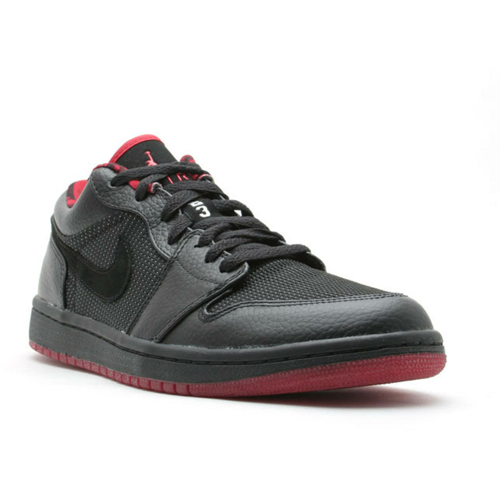 Air Jordan-Air Jordan 1 Retro Low "Black Metallic Silver Varsity Red"-mrsneaker