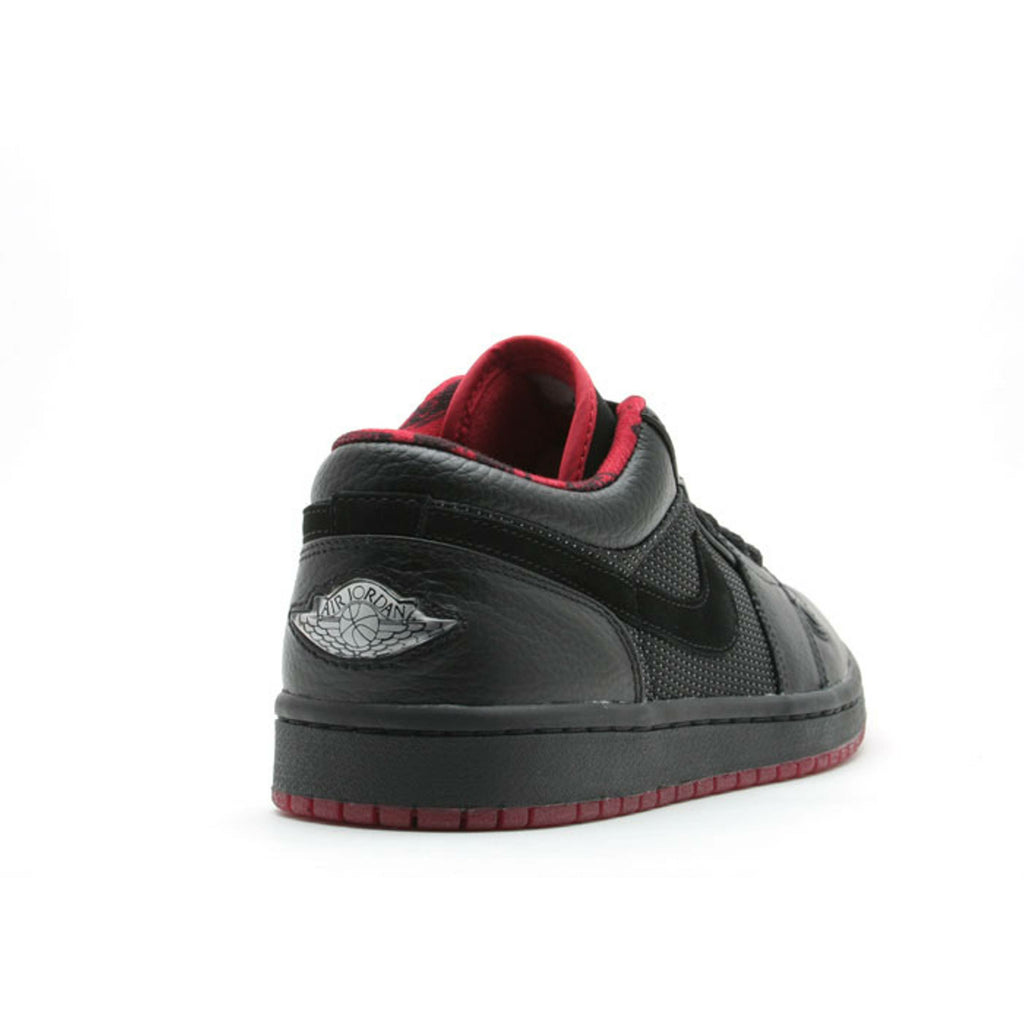 Air Jordan-Air Jordan 1 Retro Low "Black Metallic Silver Varsity Red"-mrsneaker