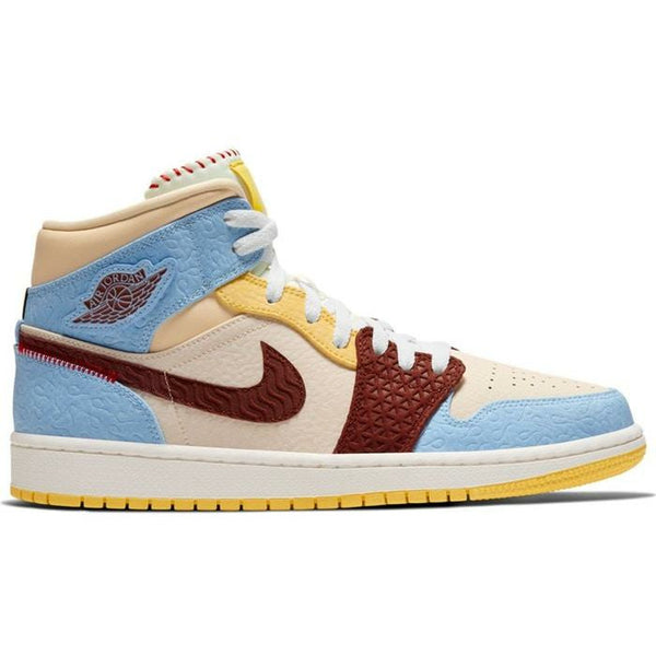 Maison Chateau Rouge x Air Jordan 1 Mid 'Fearless' (2019)