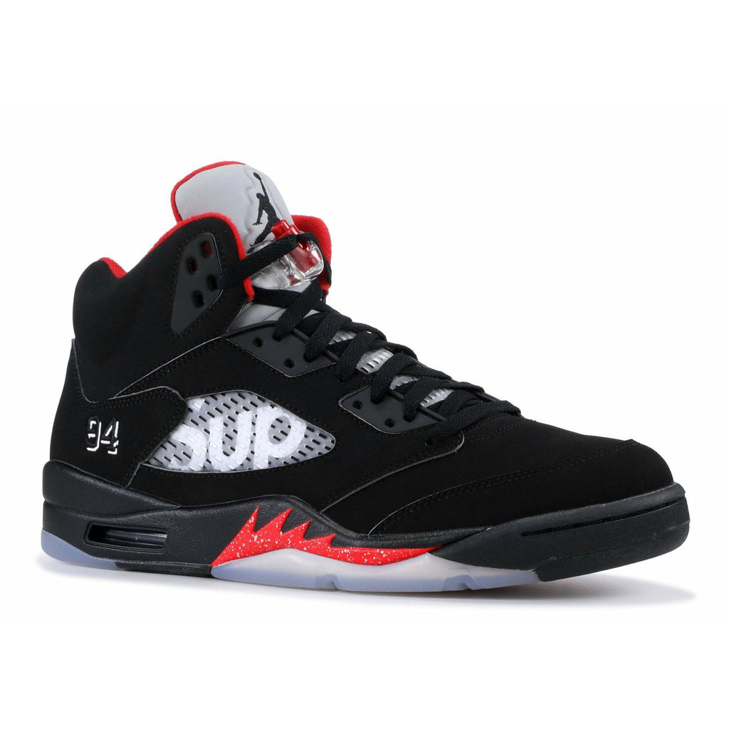 Air Jordan-Supreme X Air Jordan 5 Retro "Black"-mrsneaker