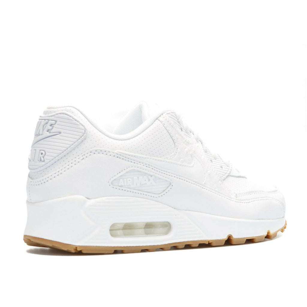 Nike-Air Max 90 Leather Pa "White/Gum"-mrsneaker