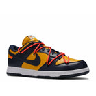 Off-White X Dunk Low Leather "Michigan Blue" (2019) | MrSneaker