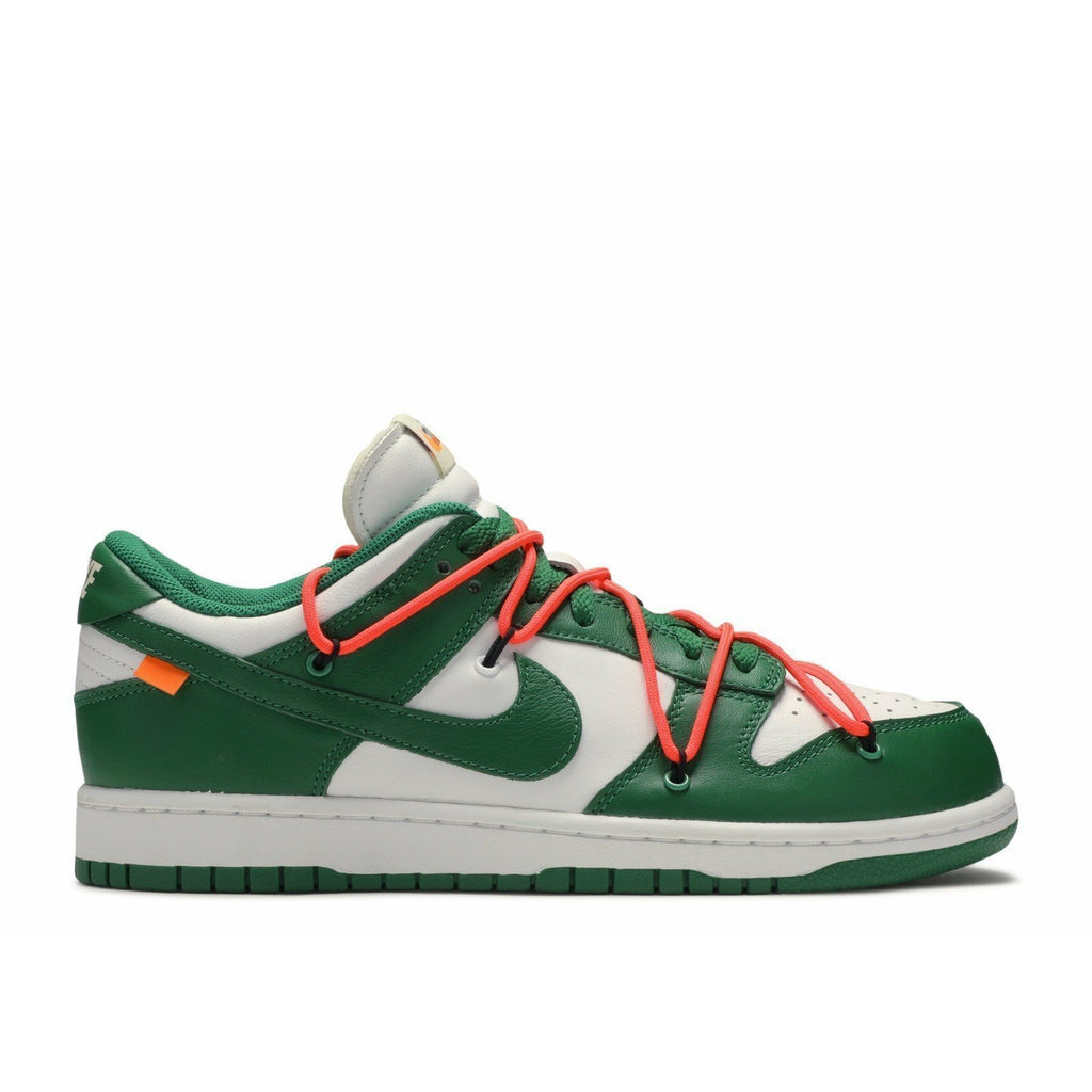 Nike-Off-White Dunk Low Leather "Pine Green"-mrsneaker